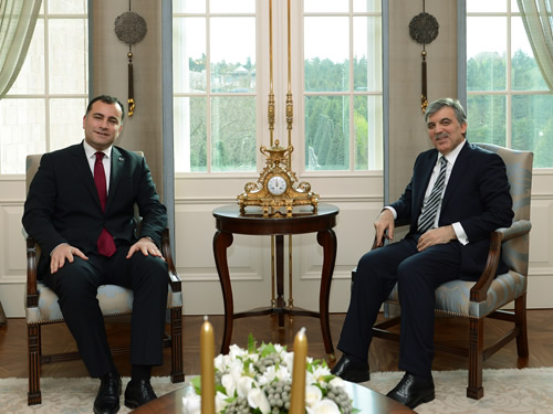 Cumhurbaşkanı Gül, Çankaya Belediye Başkanı Taşdelen’i Kabul Etti